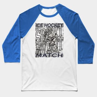 Sport Event Ice Hockey Abstract Baseball T-Shirt